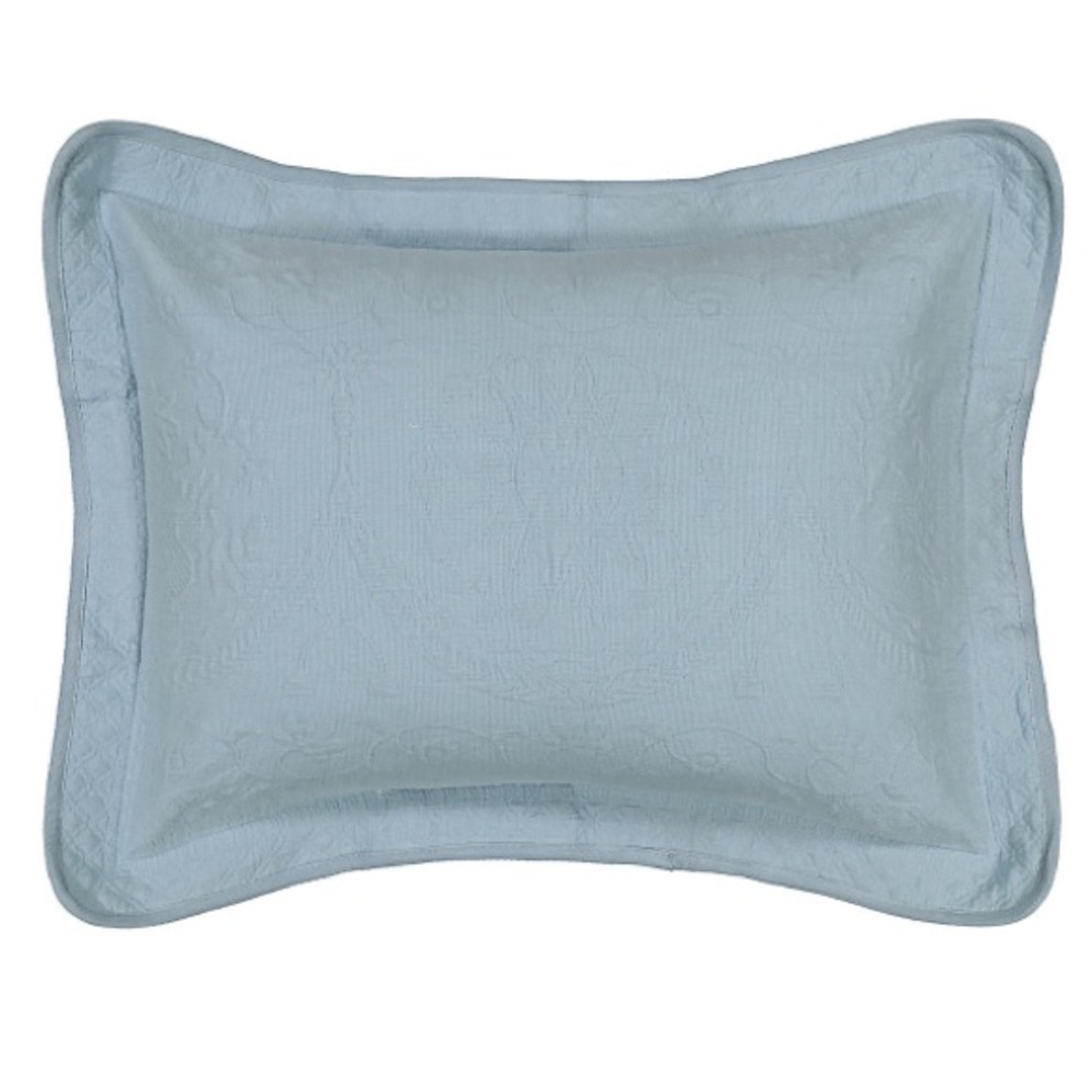 Historic Charleston Collection Sham Standard Size King Charles Blue Cotton New